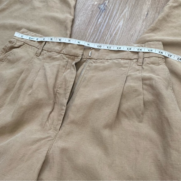 Aritzia | Wilfred Effortless Linen Pants Honey Beige Size 12 - Picture 12 of 16